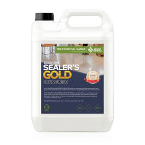 Stonecare4U - Sealers Gold Satin Finish Sealer (5L) - Internal Floor and Tile Sealer - Long Lasting, Wet Look/Gloss Finish