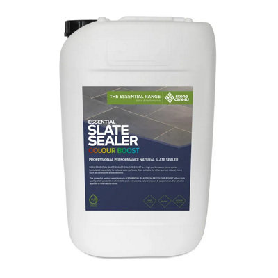 Stonecare4U - Slate Sealer Colour Boost (25L) - High Performance, Colour Enhancing Slate Tile, Floor & Patio Sealer