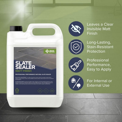 Stonecare4U - Slate Sealer Matt (Dry) Finish (100ml Samp) - High ...
