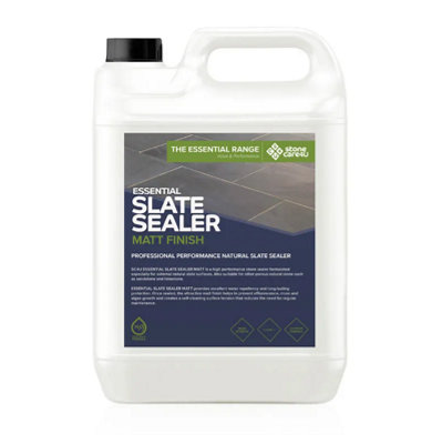 Stonecare4U - Slate Sealer Matt (Dry) Finish (5L) - High Performance, Quick Drying Formula for Slate Tiles, Floors, Paving & More