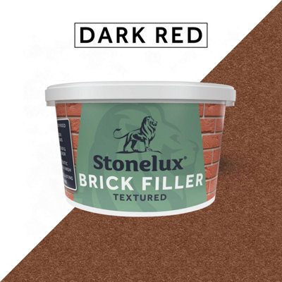 Stonelux Brick Repair Filler 1.4kg Dark Red Filler Brick Effect Filler