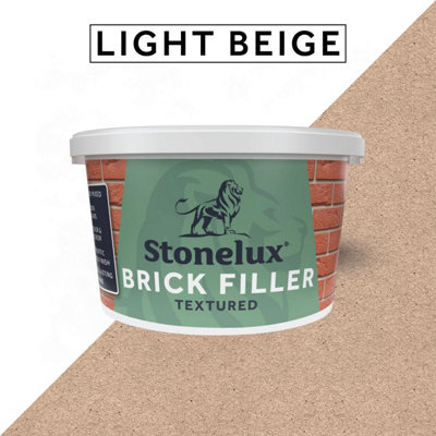 Stonelux Brick Repair Filler 1.4kg Light Beige Filler Brick Effect Filler