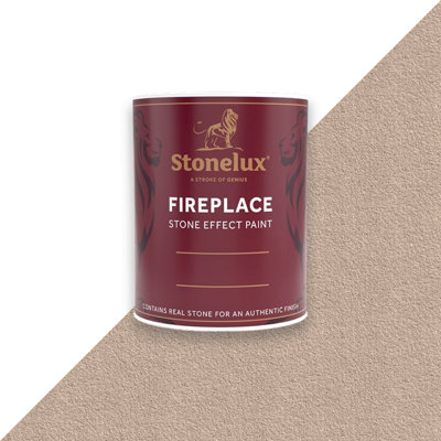 Stonelux Fireplace Paint 1 Litre Lamport 38 Stone Effect Heat Resistant ...