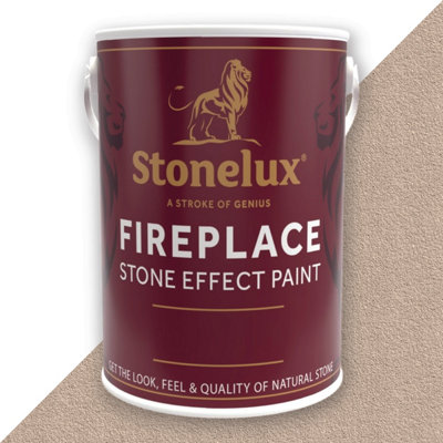 Stonelux Fireplace Paint 5 Litre Lamport 38 Stone Effect Heat Resistant ...