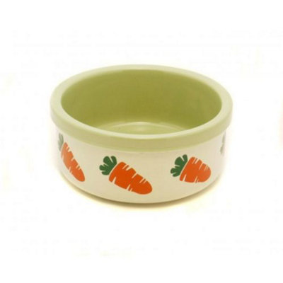 Stoneware Ceramic Bowl Carrot 5"