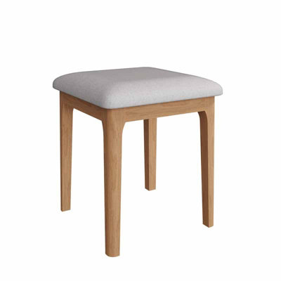 Stool - Plywood/Pine/MDF - L42 x W42 x H48 cm - Light Oak