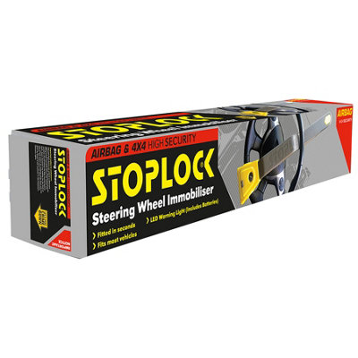 Stoplock Steering Wheel Lock Car Van Security Crook Lock Airbag ...