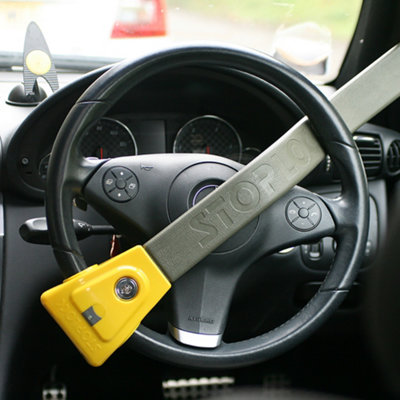 STOPLOCK STEERING WHEEL LOCK ORIGINAL UNIVERSAL HIGH SECURITY CAR VAN ...