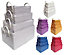 Storage Basket Cardboard Polyester Kids Bedroom Baby Organiser With Handles Light Grey,Medium 30x20x16cm