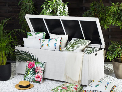 Storage Box MODENA 158 cm 63 cm White