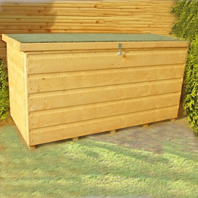 Storage Box Shiplap Garden Storage Shed Approx 4 x 2 Feet - 3