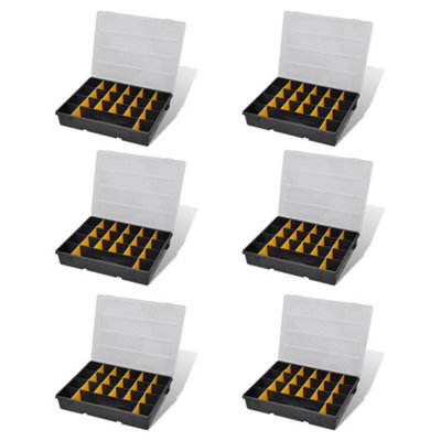Storage Box Sort Case 6 Pcs Screw Boxes