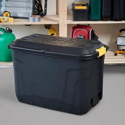 Storage Container Strata 110L Heavy Duty Case with Latching Lid and ...