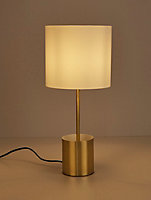 STORAGE DESK TABLE LAMP IN GOLD