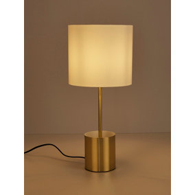 STORAGE DESK TABLE LAMP IN GOLD