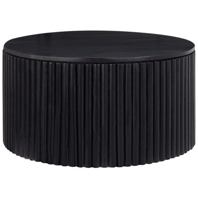 Storage Mango Wood Coffee Table Black KIRKWOOD