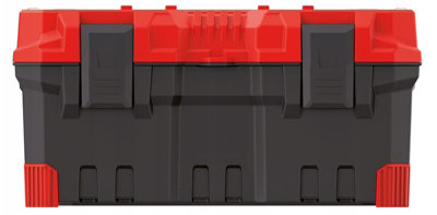 Storage Tool Box Kristenberg 20" Plastic Toolbox Removeable Tray Compartment - 8