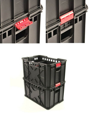 Storage Tool Platform Box Wheels Large Mobile Toolbox Tray Compartment Stackable Storage basket