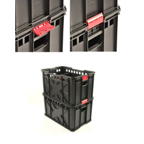 Storage Tool Platform Box Wheels Large Mobile Toolbox Tray Compartment Stackable Storage basket