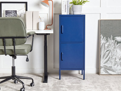 Storage Unit HURON Metal Navy Blue