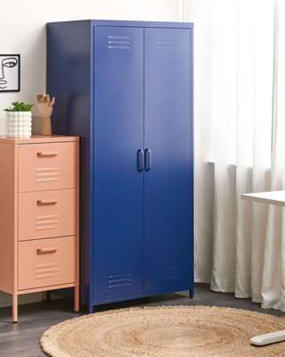 Storage Unit VARNA Metal Navy Blue