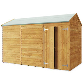 Store More Overlap Apex Shed - 12x6 Windowless