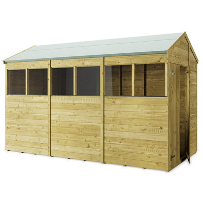 Store More Tongue and Groove Apex Shed - 12x6 Windowed