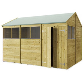 Store More Tongue and Groove Apex Shed - 12x8 Windowed