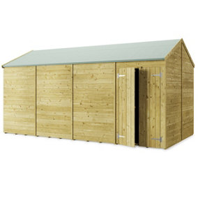 Store More Tongue and Groove Apex Shed - 16x8 Windowless