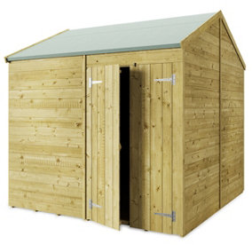 Store More Tongue and Groove Apex Shed - 8x8 Windowless