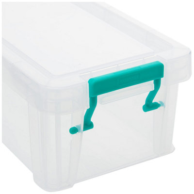 StoreStack 2.2 Litre Storage Box with lid W370xD110xH80mm Clear