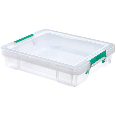 StoreStack 9 Litre Storage Box W430xD360xH90mm Clear RB75897
