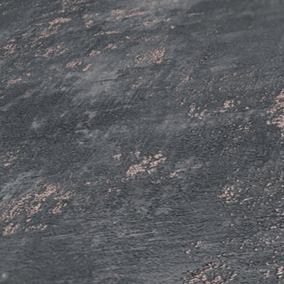 Stories Of Life Black & Copper Industrial Metallic Wallpaper 39670-3