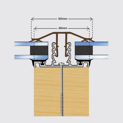 Storm 10-25mm 4M Rafter Supported Grey Bar PK2