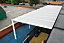 STORM 10mm Clear Twinwall Polycarbonate Roof Sheet  3500 x 2100mm PK2
