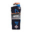 Storm Bloc - 2 Pack Mens Bamboo Socks for Boots 6-11 Blue