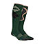 Storm Bloc - Mens Extra Long Wool Wellington Boot Socks 6-11 Green