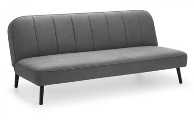 Storm Grey Curved Back Sofa Bed - 2 Seater