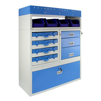 Storm Metal Van Racking - Blue