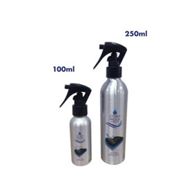 STORM PROOF PREMIUM SPRAY ON WATERPROOFER FOR WET WEATHER GARMENTS - POCKET SIZE 100ML AND 250ML REFILLABLE ALUMINIUM BOTTLES (PAI