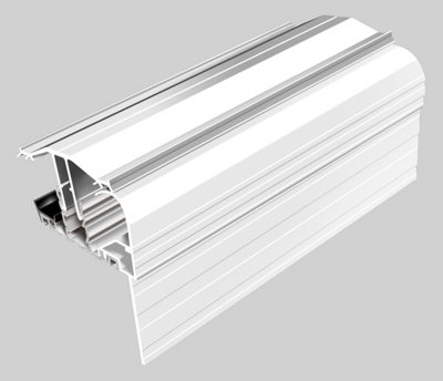 Storm Rafter Bar 2.0m Edge Trim White PK4
