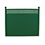 Storm Ready Maintenance Free 25 yr Guarantee ColourFence Extra Wide Metal Fence Panel Trellis 1.8m 6ft h x 2.35m 7.7ft w Green