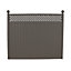 Storm Ready Maintenance Free 25 yr Guarantee ColourFence Extra Wide Metal Fence Panel Trellis 1.8m 6ft h x 2.35m 7.7ft w Grey