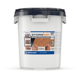 Stormdry Masonry Waterproofing Cream (20 L) - 25 Year BBA & EST Certified Water Seal. Breathable, Colourless