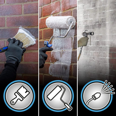 Stormdry Masonry Waterproofing Cream (5L) 25-Year BBA Approved Exterior Brick, Stone, Concrete, Stone, Mortar, Sandstone Sealer