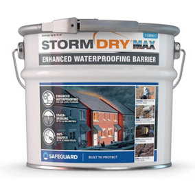 Stormdry MAX - Enhanced Waterproofing, Crack-Bridging and Anti-Graffiti Protection Barrier