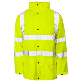 Stormflex Hi-Vis PU Jacket Breathable Yellow - XL