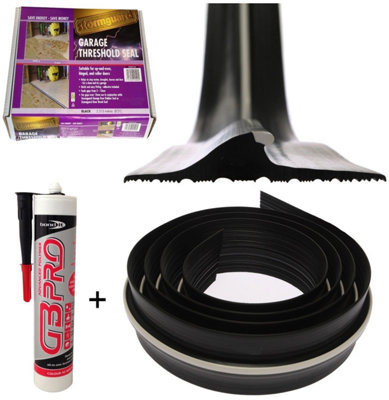 Stormguard Garage Door Threshold Rubber Sill Debris and draught prevention