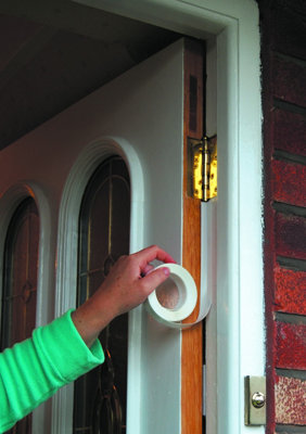 Stormguard - V Seal Draught Proof for wooden and metal hinged doors and windows - White