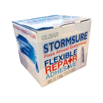 STORMSURE FLEXIBLE REPAIR ADHESIVE 15G BOX OF 50 | DIY at B&Q